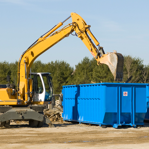 what size residential dumpster rentals are available in Dripping Springs TX